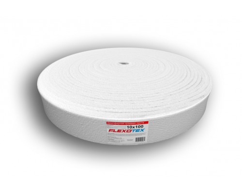 Демпферная лента Flexotex (толщина 10мм., ширина 100мм.) 25м.пог.