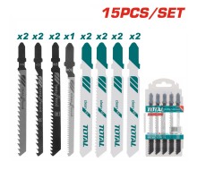 Набор пилок для лобзика TOTAL TAC1501 (15 шт)