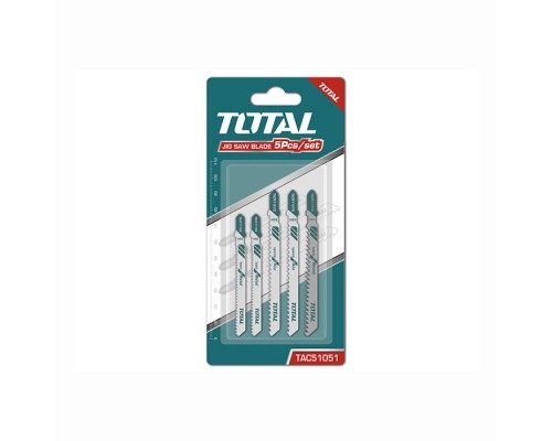 Набор пилок для лобзика TOTAL TAC51051 (5шт)