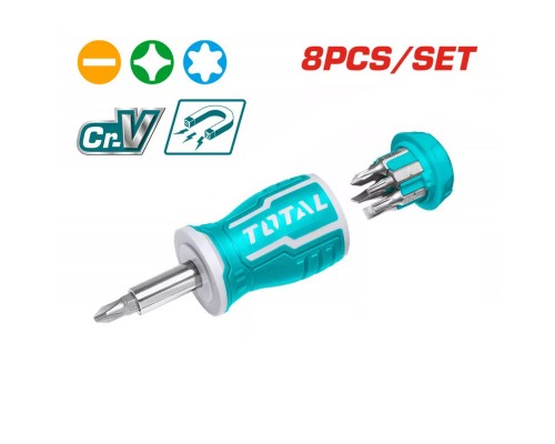 Отвертка 8 в 1 TOTAL TACSDS0706