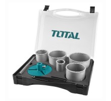 Набор коронок c твердосплавным напылением TOTAL TACSH2071 (7 предметов)