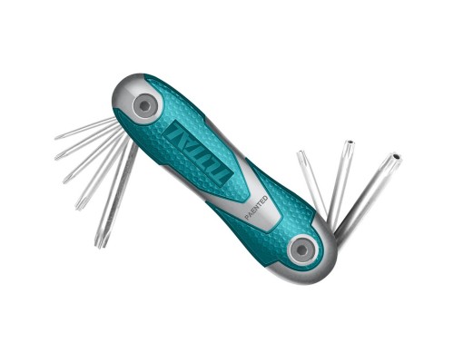 Набор ключей Torx 2-8 мм TOTAL THT1061846 (8 шт)
