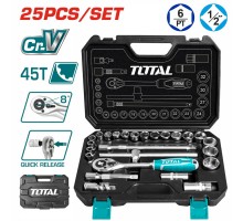 Набор инструментов 1/2 " TOTAL THT121251 (25 предметов)