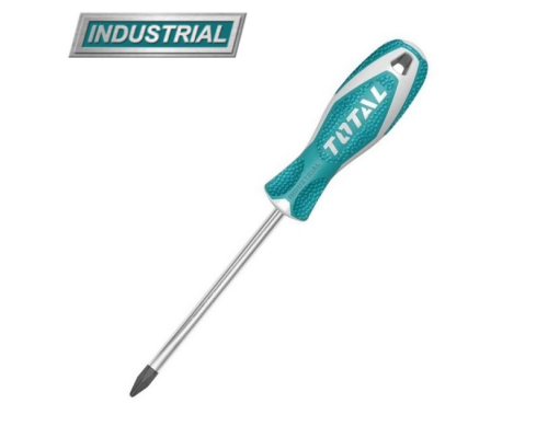 Отвертка крестовая PH0 75 мм TOTAL THT26PH0075