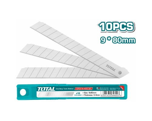 Лезвия 9x80 мм TOTAL THT5190901 (10 шт)