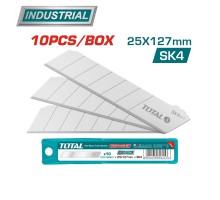Лезвия 25х127 мм TOTAL THT5192501 (10 шт)