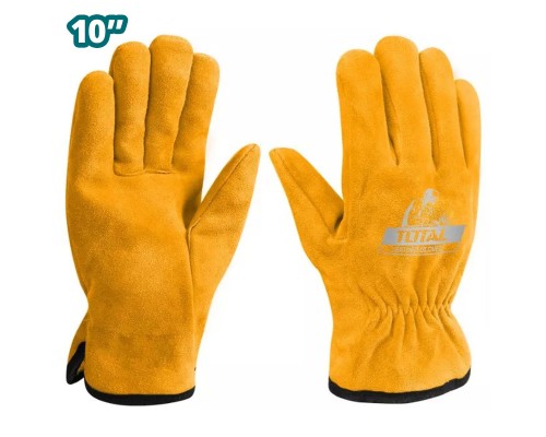 Перчатки рабочие кожаные 10 " TOTAL TSP14210