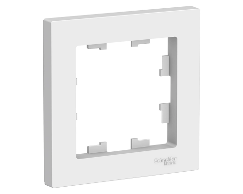 Рамка 1-м ATLASDESIGN белая SE ATN000101