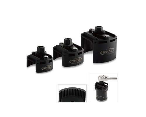 Съемник масляных фильтров универсальный 60-80мм TOPTUL (JDCA0108)