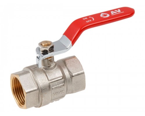 Кран шаровый 3/4" вн.-вн. ручка PN40, AVE090034 AV Engineering