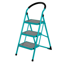 Стремянка стальная с 3-мя широкими ступенями TOTAL THLAD09031