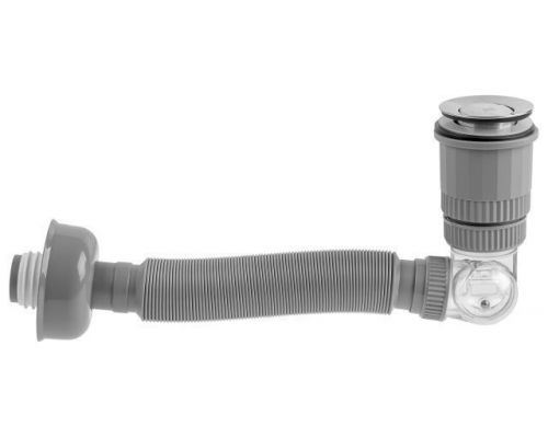 Сифон для умывальника с выпуском roll-over, AVE129765 AV Engineering (Материал ABS)