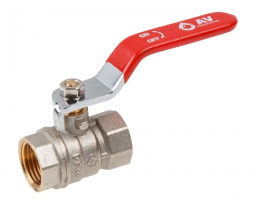 Кран шаровый 1/2" вн.-вн. ручка PN30, AVE138012 AV Engineerong