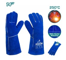 Перчатки сварочные замшевые 350мм TOTAL TSP15014