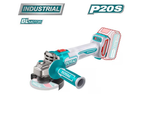 Углошлифмашина аккумуляторная TOTAL TAGLI211156