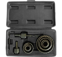 Набор пильных коронок по дереву 11 предметов GEPARD