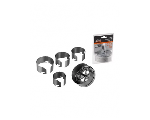 Набор пильных коронок по дереву 5 предметов GEPARD