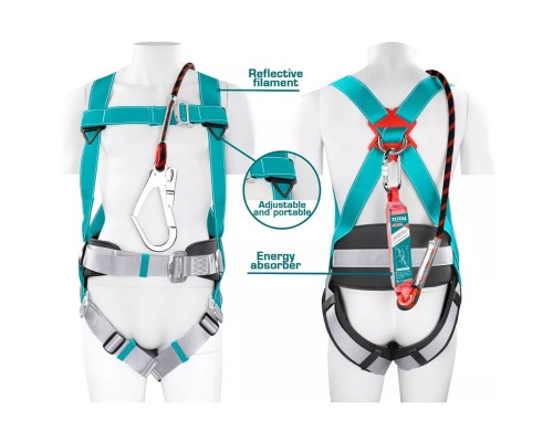 Привязь страховочная 14ммx1,95м TOTAL TSH501420