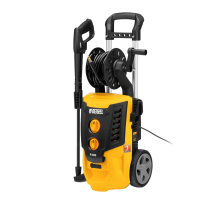 Моечная машина высокого давления R-180D, 2200 Вт, 180 бар, 380 л/ч, с барабаном Denzel