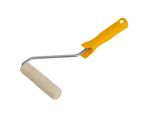 Мини-валик в сборе "Лаки" , 110 мм, ворс 5 мм, D 16 мм, D ручки 6 мм, Велюр Сибртех