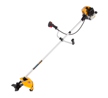 Триммер бензиновый DR-43, 43 см3, неразъемная штанга, состоит из 2 частей Denzel
