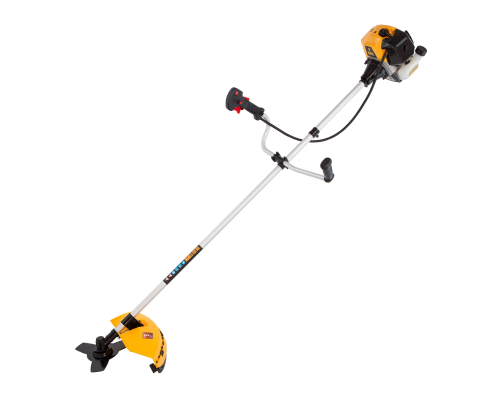 Триммер бензиновый DR-43, 43 см3, неразъемная штанга, состоит из 2 частей Denzel