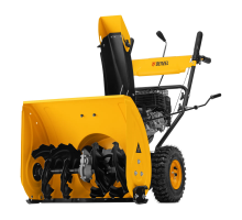 Бензиновая снегоуборочная машина SBM 610, 212 cc, ручной старт, фара Denzel