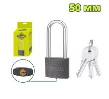 Замок навесной 50мм с длинной дужкой DYLLU DTPD5550L