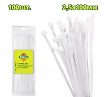 Хомут-стяжка кабельный 100 X 2,5 мм DYLLU DTTE310025 (100 шт)