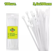 Хомут-стяжка кабельный 200 X 3,6 мм DYLLU DTTE320036 (100 шт)