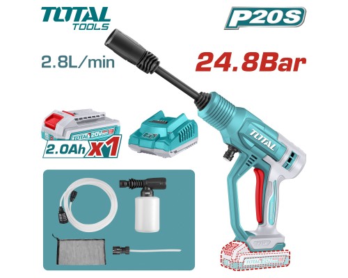 Мойки высокого давления аккумуляторные TOTAL TPWLI20362
