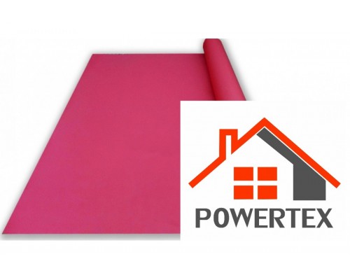 POWERTEX B Ветро-гидроизоляционная мембрана 1,6*25м, рулон 40м²