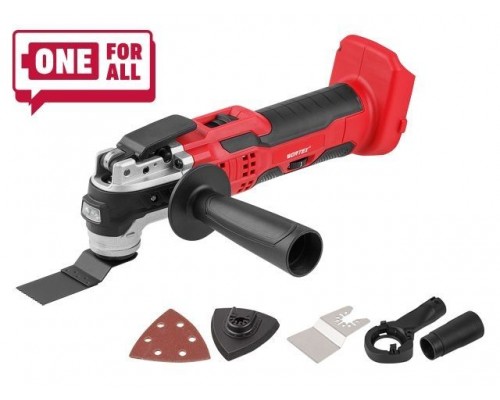 Аккум. многофункциональный инструмент (реноватор) WORTEX СSM 3020 в кор. ALL1 XLT + аксесс. SOLO (5 000-20 000 об/мин)