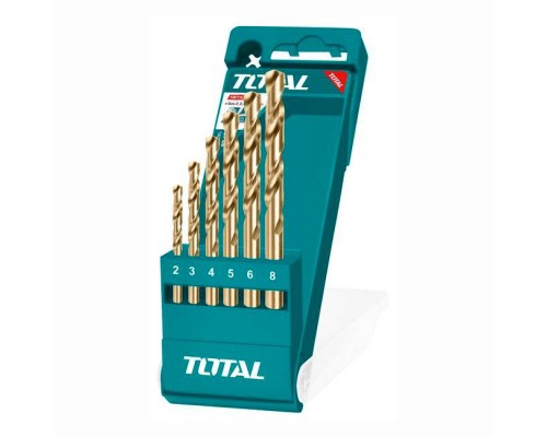 Набор сверл по металлу TOTAL TACSD0065 (6шт)