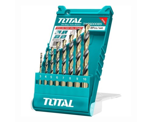 Набор сверл по металлу TOTAL TACSD0085 (8шт)