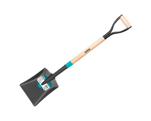 Лопата стальная с деревянным черенком TOTAL THTHW0102