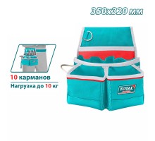 Сумка на пояс для инструментов 350х320 мм TOTAL THT16P10125