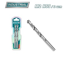 Сверло по металлу M2 HSS 3,0x70 мм TOTAL TAC1200302 (2 шт)