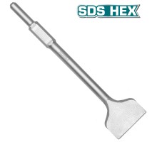 Зубило плоское SDS-hex 30x410x100 мм TOTAL TAC1532302