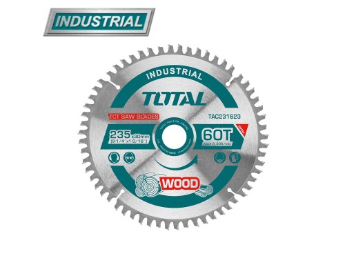 Диск пильный 235x30 мм 60 зубьев TOTAL TAC231623