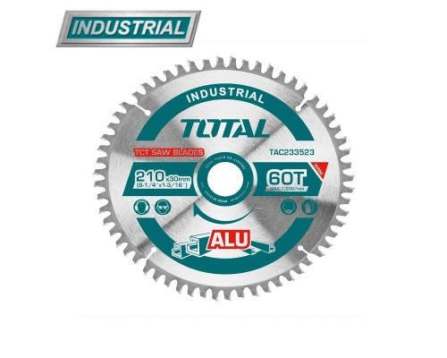 Диск пильный 210x30 мм 60 зубьев TOTAL TAC233523
