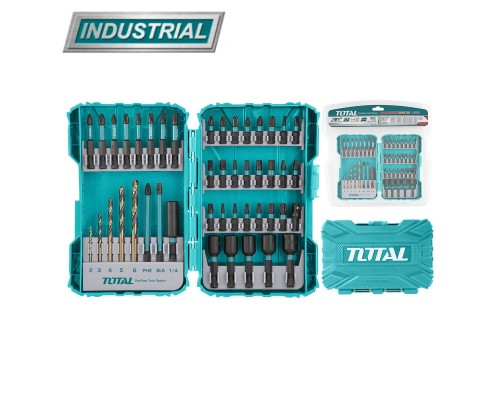 Набор ударных бит и сверл TOTAL TACSDL24502 (45 предметов)