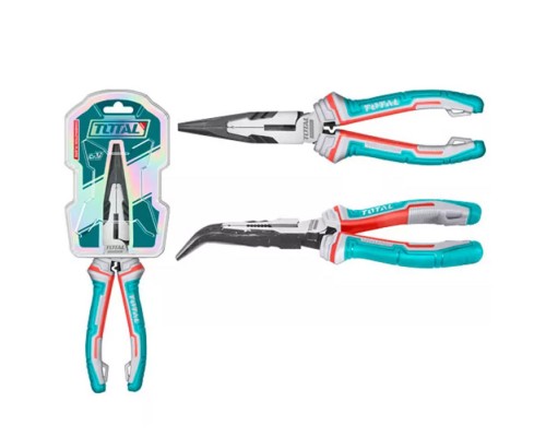 Длинногубцы изогнутые 200 мм TOTAL THT24816S