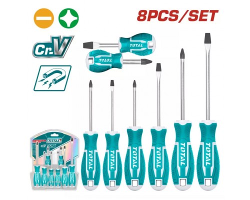 Набор отверток TOTAL THT250608 (8 шт)
