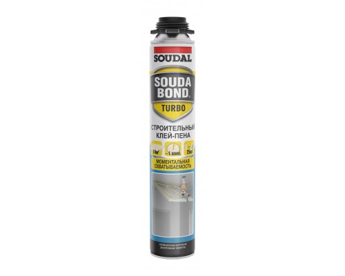 Клей-пена монтажная SOUDAL Soudabond Turbo полиуретановая 750 мл