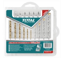 Набор сверл по металлу, бетону и бит TOTAL TACSD3165 (16шт)