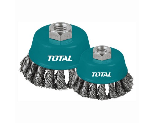 Щетка проволочная чашечная 125 мм TOTAL TAC32051