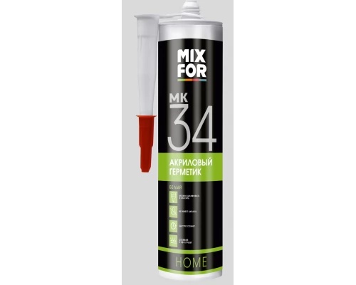 Герметик MIXFOR МК34 Acrylic Sealant 260мл белый (Польша)