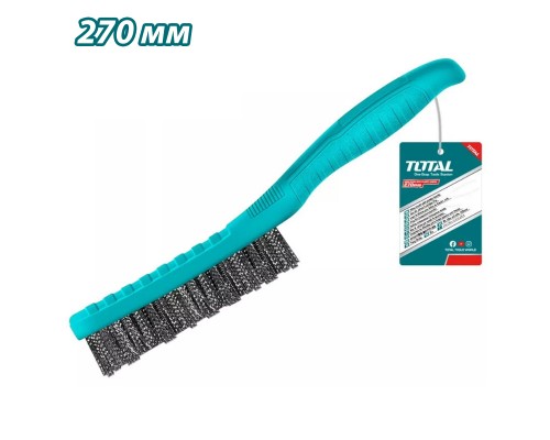 Щетка проволочная 270 мм TOTAL TAC3804051