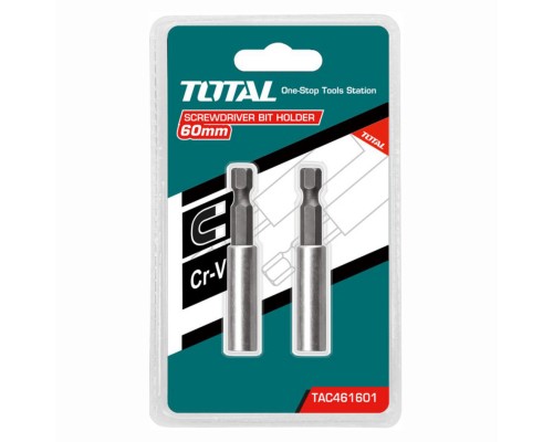 Держатель бит 60 мм TOTAL TAC461601 (2 шт)